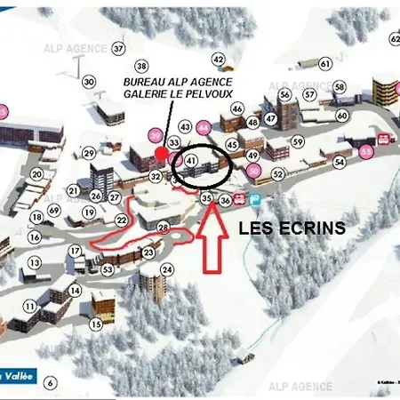 Les Ecrins - 3 Pieces 6/7 Pers - Les Ecrins - 206ec - Plagne Centre Mae-8934 Apartment
